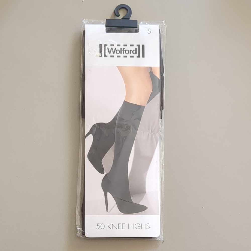 Wolford Black 50 Knee Highs